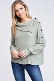 Button Fly Sweater