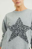 Cheetah Star Sweatshirt