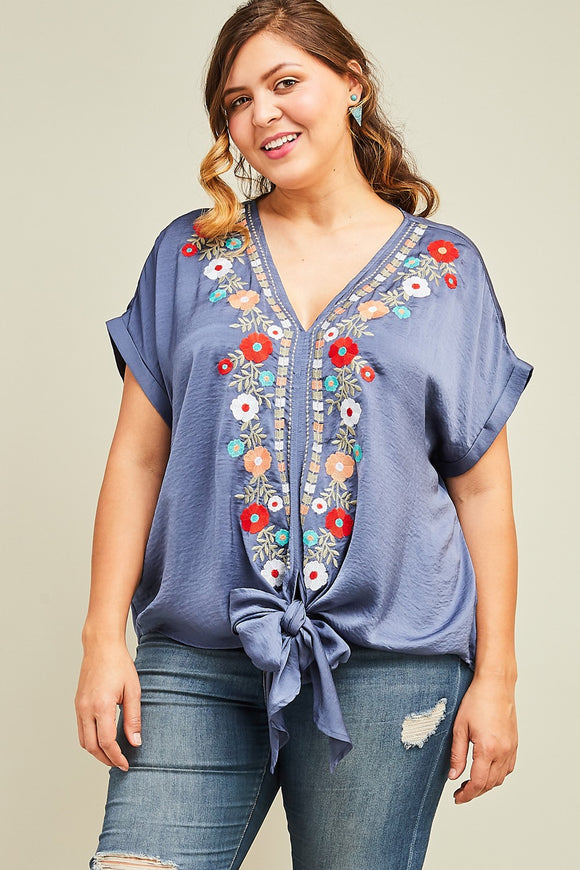 Floral Lanes Top