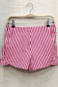 Magenta Stripe Shorts