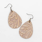 Embossed Golden Itty Bitty Earrings