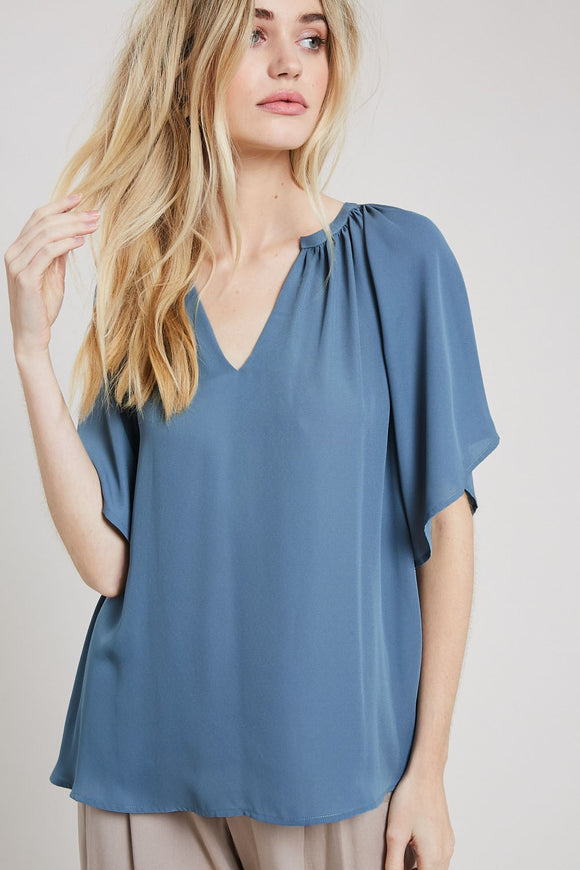 Sea Blue Blouse