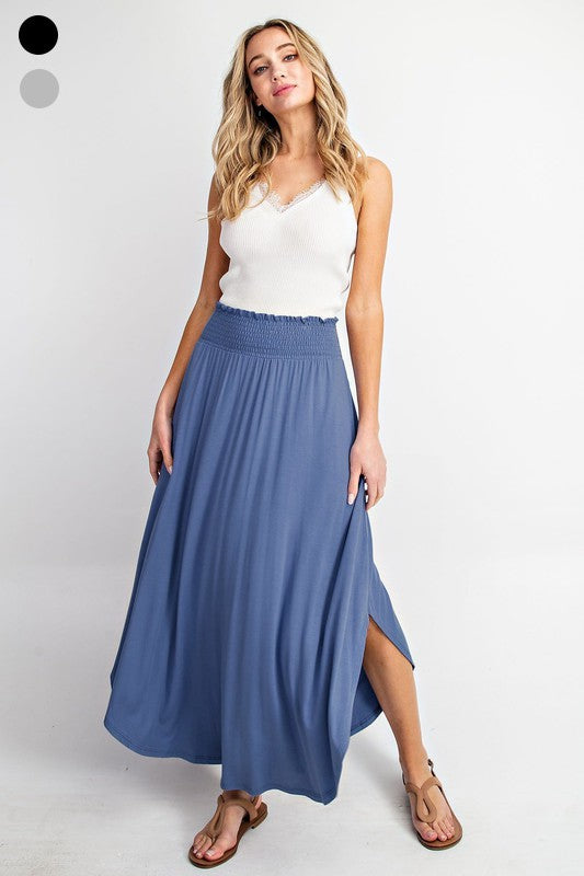 Smokey Blue Skirt