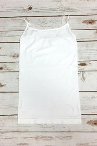 White Long Camisole