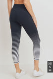 Zebra High Waist Capri Leggings