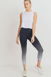 Zebra High Waist Capri Leggings